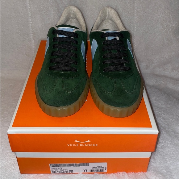 NWT VOILE BLANCE Ines Sneakers in Fir Green - Picture 8 of 15